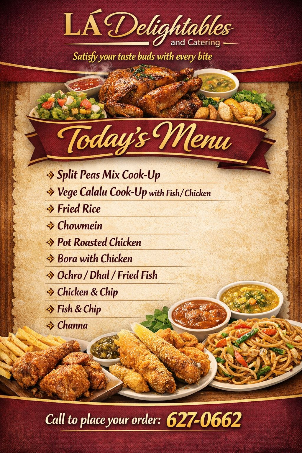 LÀ Delightables Menu